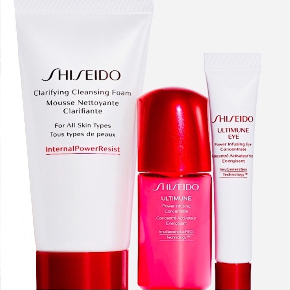 New SHISEIDO Skincare Essentials Set (Mini)